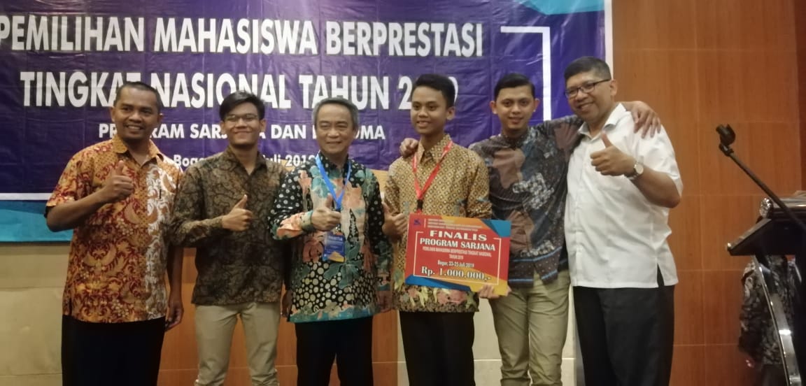 Laksamana Fadian Meraih “The Most Inspiring Student” Program Sarjana pada Ajang Pilmapres Tanggal 23-26 Juli 2019 di Kota Bogor