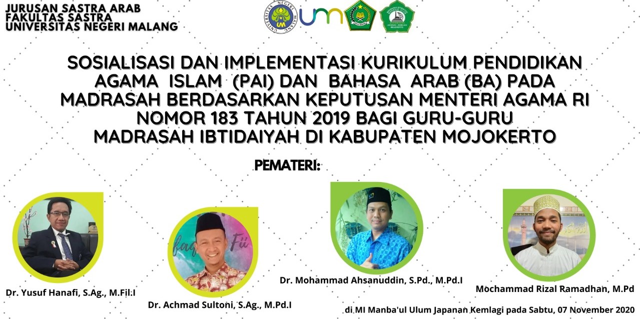 Sosialisasi dan Implementasi Kurikulum Madrasah Ibtidaiyah (MI) di Kabupaten Mojokerto
