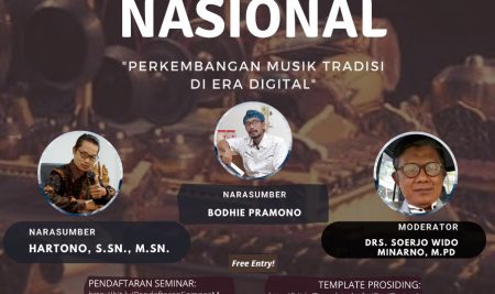 Seminar Nasional Perkembangan Musik Tradisi 7 April 2021