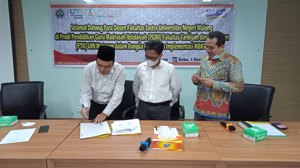 Fakultas Sastra Awali status UM sebagai PTN BH dengan menjalin kerjasama dengan Fakultas Tarbiyah dan  Ilmu Keguruan (FTK) UIN Mataram