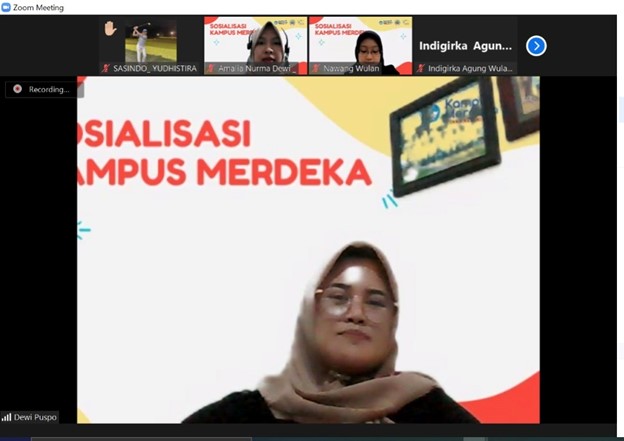 GELORAKAN SEMANGAT MERDEKA BELAJAR, FS UM ADAKAN SOSIALISASI PROGRAM MBKM BAGI MAHASISWA JURUSAN SASTRA INDONESIA
