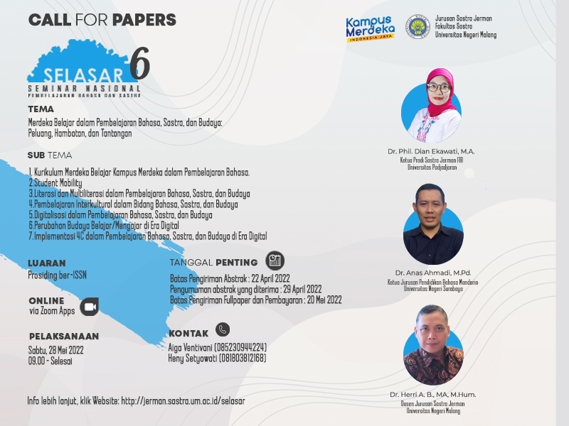 Seminar Nasional Pembelajaran Bahasa dan Sastra (SELASAR 6)