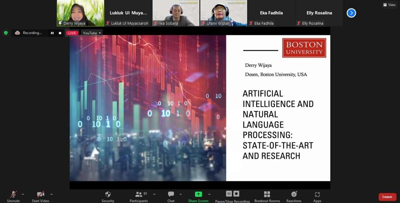 Studium Generale : Artificial Intelligence and Natural Language Processing: State-of-the-Art and Research