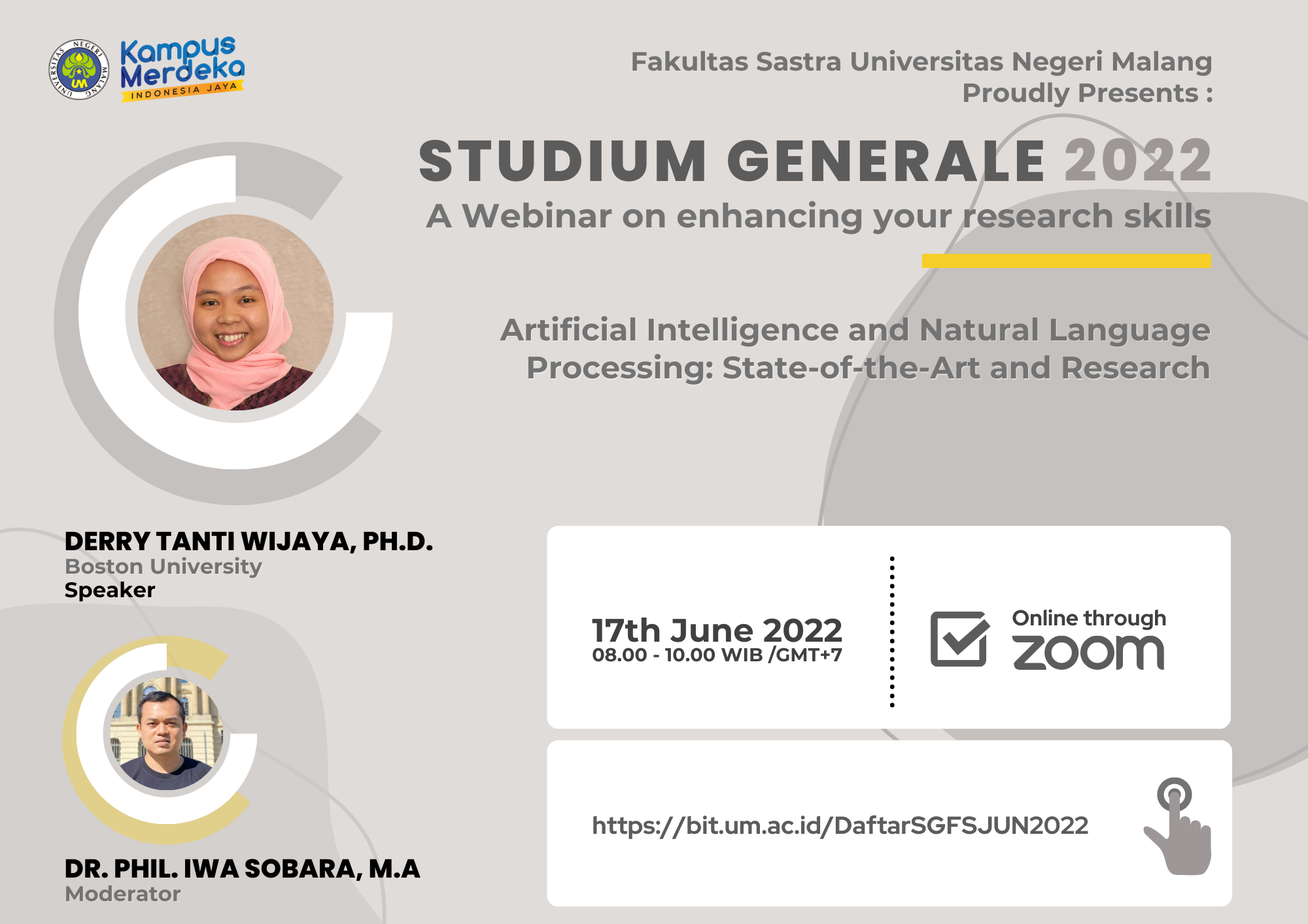 Studium Generale Fakultas Sastra 2022