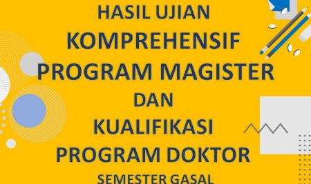 Pengumuman Hasil Ujian Komprehensif Program Magister dan Kualifikasi Doktor Semester Gasal Tahun Akademik 2022/2023