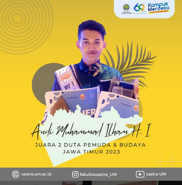 Andi Muhammad Ilham H. I. Triumphs as Runner-Up in East Java Youth and Culture Ambassador 2023