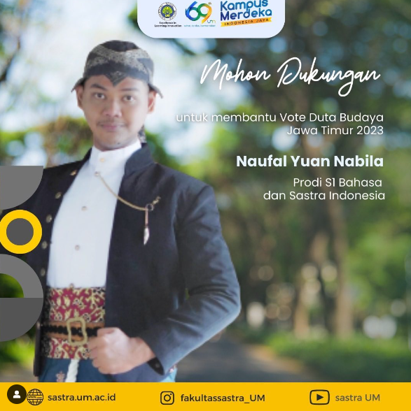 Supporting Naufal Yuan Nabila’s Journey: Vote for Our Cultural Ambassador!
