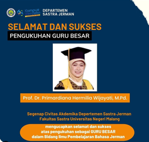 Prof. Dr. Primardiana Hermilia Wijayati: A Luminary in German Language Pedagogy