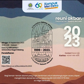 Universitas Negeri Malang Celebrates 69th Anniversary with Grand Reunion for German Literature Alumni