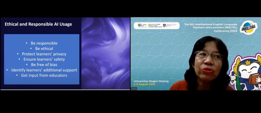 Dr. Safiee Asmak Latisha: Pioneering the Future of Language Teaching and Learning at iNELTAL Conference 2023
