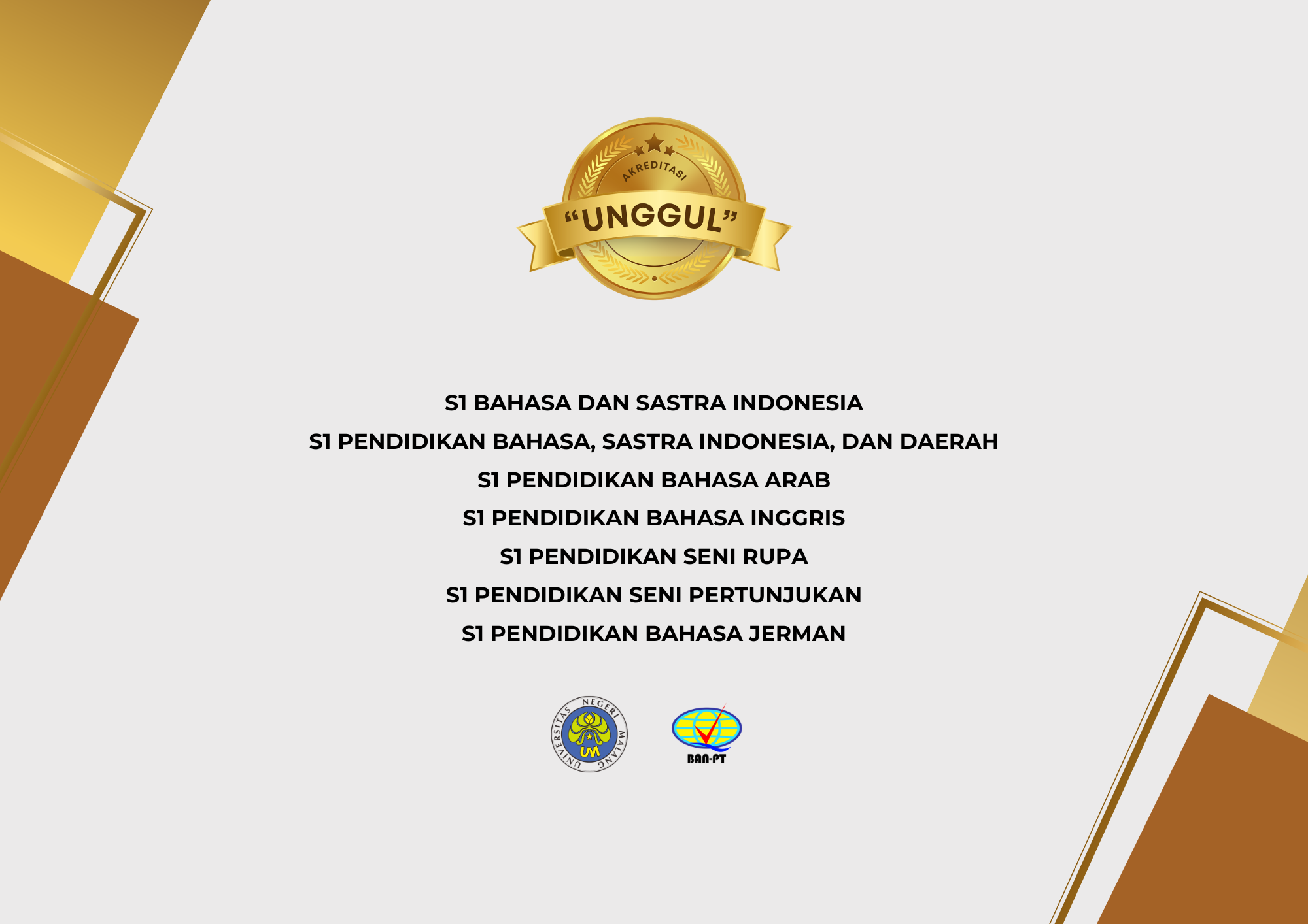 Akreditasi Program Studi Fakultas Sastra UM