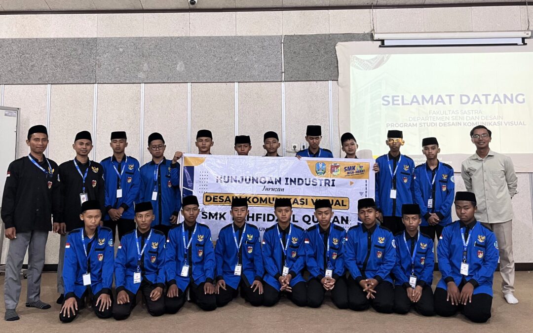 Perluas Wawasan Industri Kreatif, SMK Tahfidzul Quran Jember Kunjungi Prodi DKV Fakultas Sastra UM